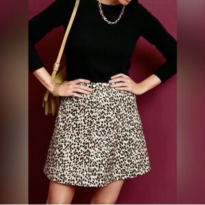 Leopard Murphy A-Line Mini Skirt